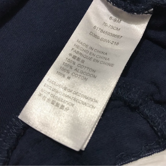 Nike | Blue tee Onesie for babies sz 6-9 mos, navy - Picture 3 of 11